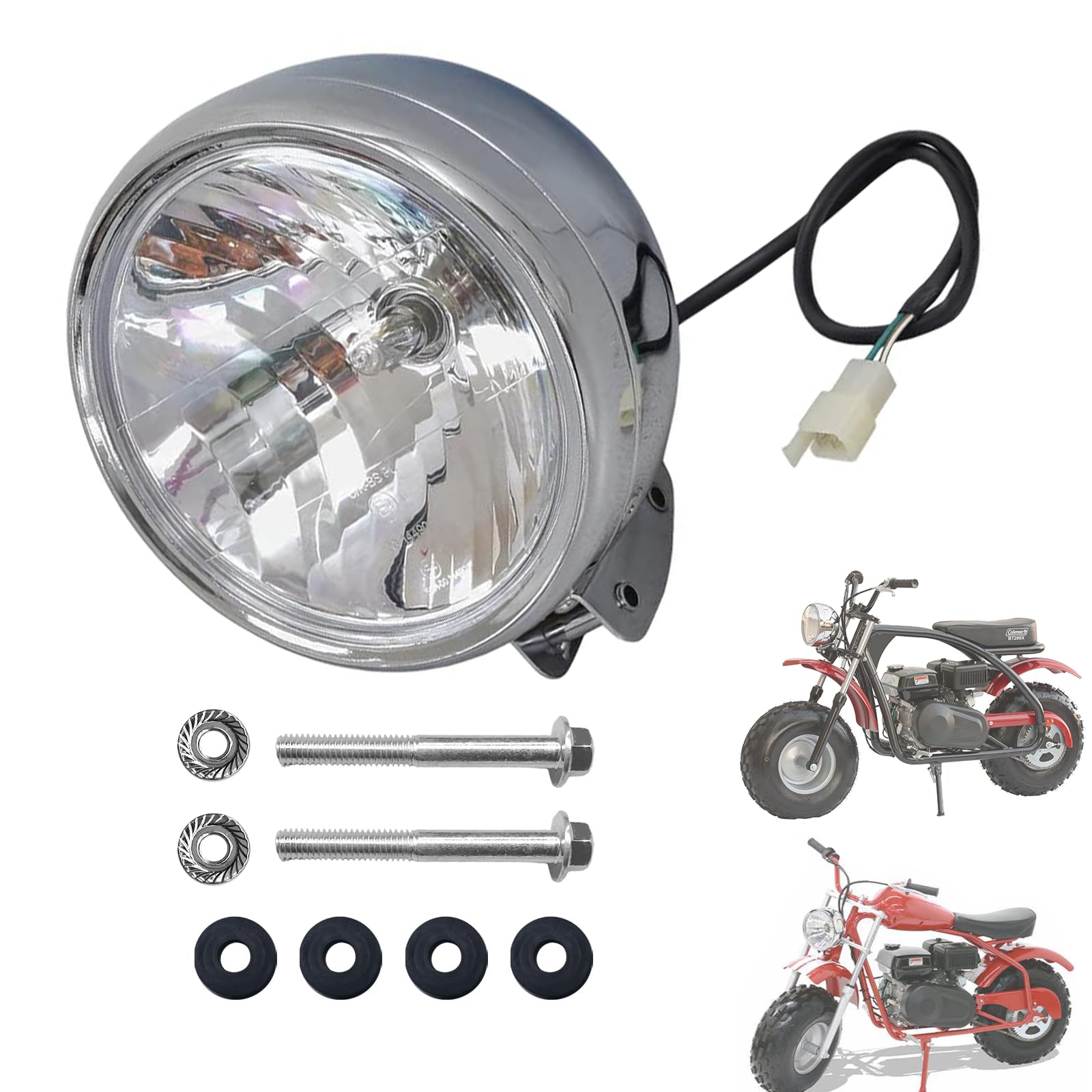 Amazon.com: QYMOTO Coleman CT200U-EX Headlight Kit Fit BT200X Axis